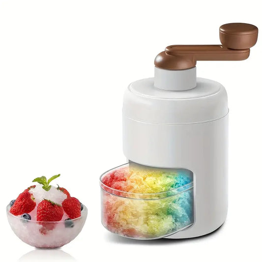 Hand shaved ice maker