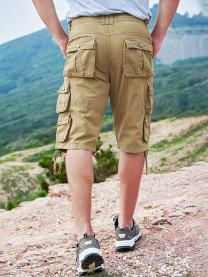 SANOPY Men's cotton simple design cargo shorts